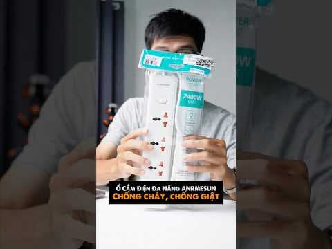 Ổ điện brand trung cứ na ná nhau anh em nhỉ? Ổ cắm điện đa năng ANRMESUN 6 ổ 2400W