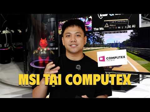 MSI ra mắt màn hình MiniLED 5K Glossy, trợ lí AI MSI LuckyClaw