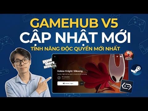 Chơi GAME PC Trên Điện Thoại Chưa Bao Giờ DỄ Đến Thế - GameHub V5 Mới Cực Đẹp, Tối Ưu Rất Tốt