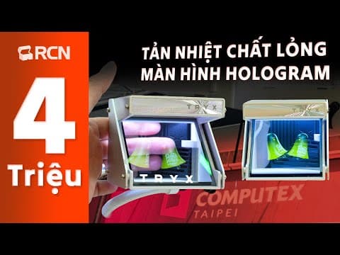 4 củ có ngay tản nhiệt chất lỏng màn hình HOLOGRAM đến từ TRYX