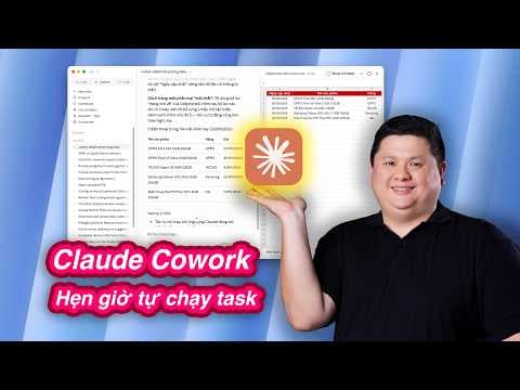 Cách hẹn giờ để AI tự chạy task cho bạn (Claude Cowork)