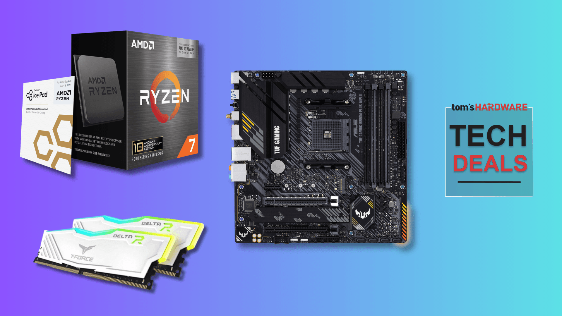 Combo AMD Ryzen 7 5800X3D kỷ niệm 10 năm kèm mainboard và RAM 16GB chỉ 529 USD – tiết kiệm hơn 100 USD