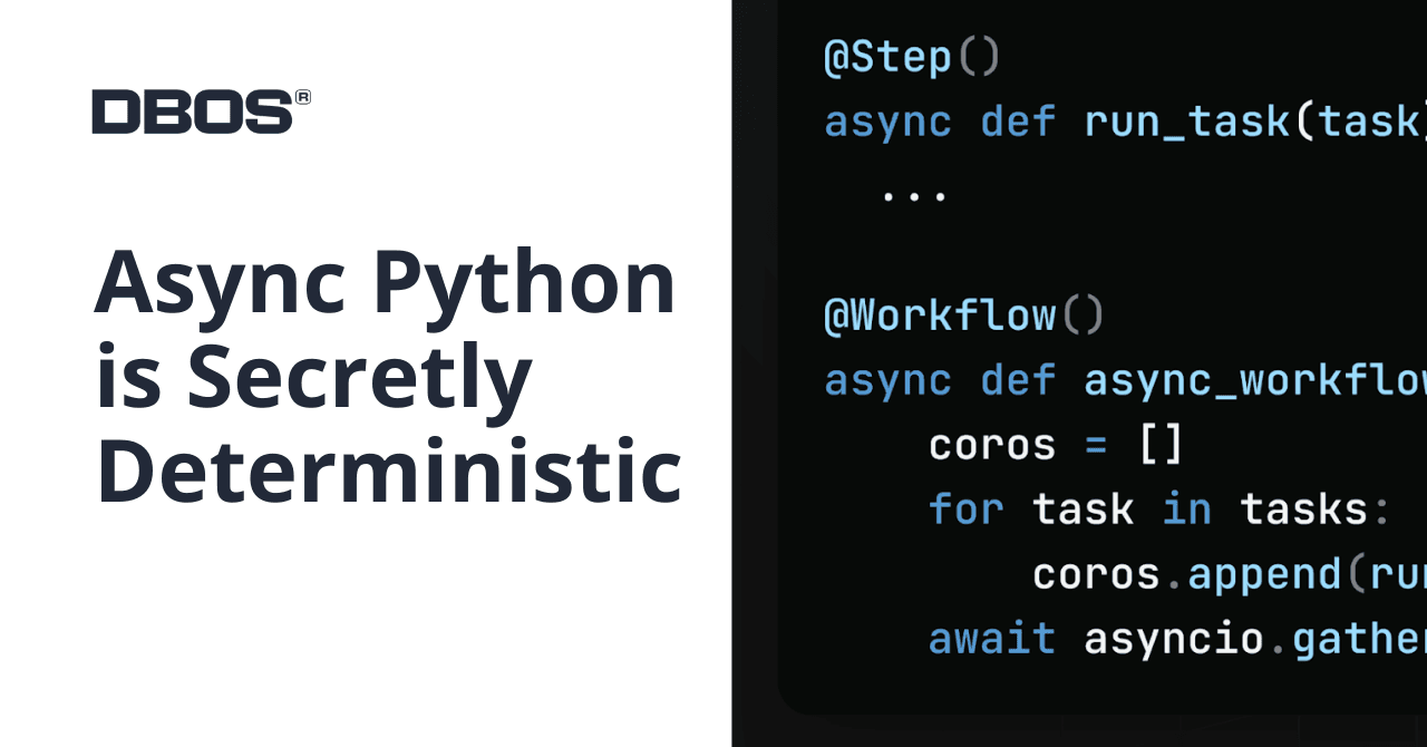 Async Python: Tưởng chừng ngẫu nhiên nhưng lại 'bí mật' có tính xác định?
