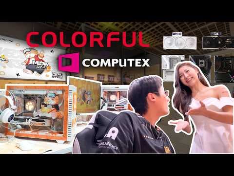 Tôi tìm thấy người vợ và rất nhiều laptop trong mơ tại gian hàng Colorful 😇