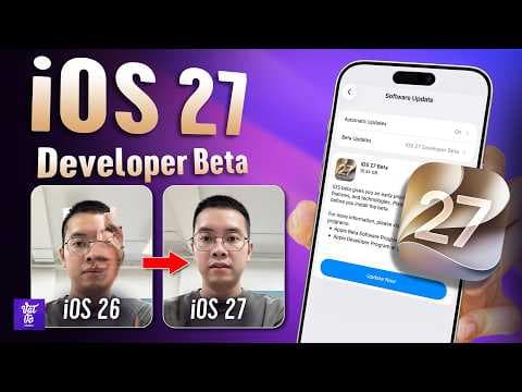 Trải nghiệm iOS 27 Trên iPhone 17 Pro: AirDrop Nhanh Quá, Mượt Hơn, Chỉnh Ảnh Đã Khác Hẳn!