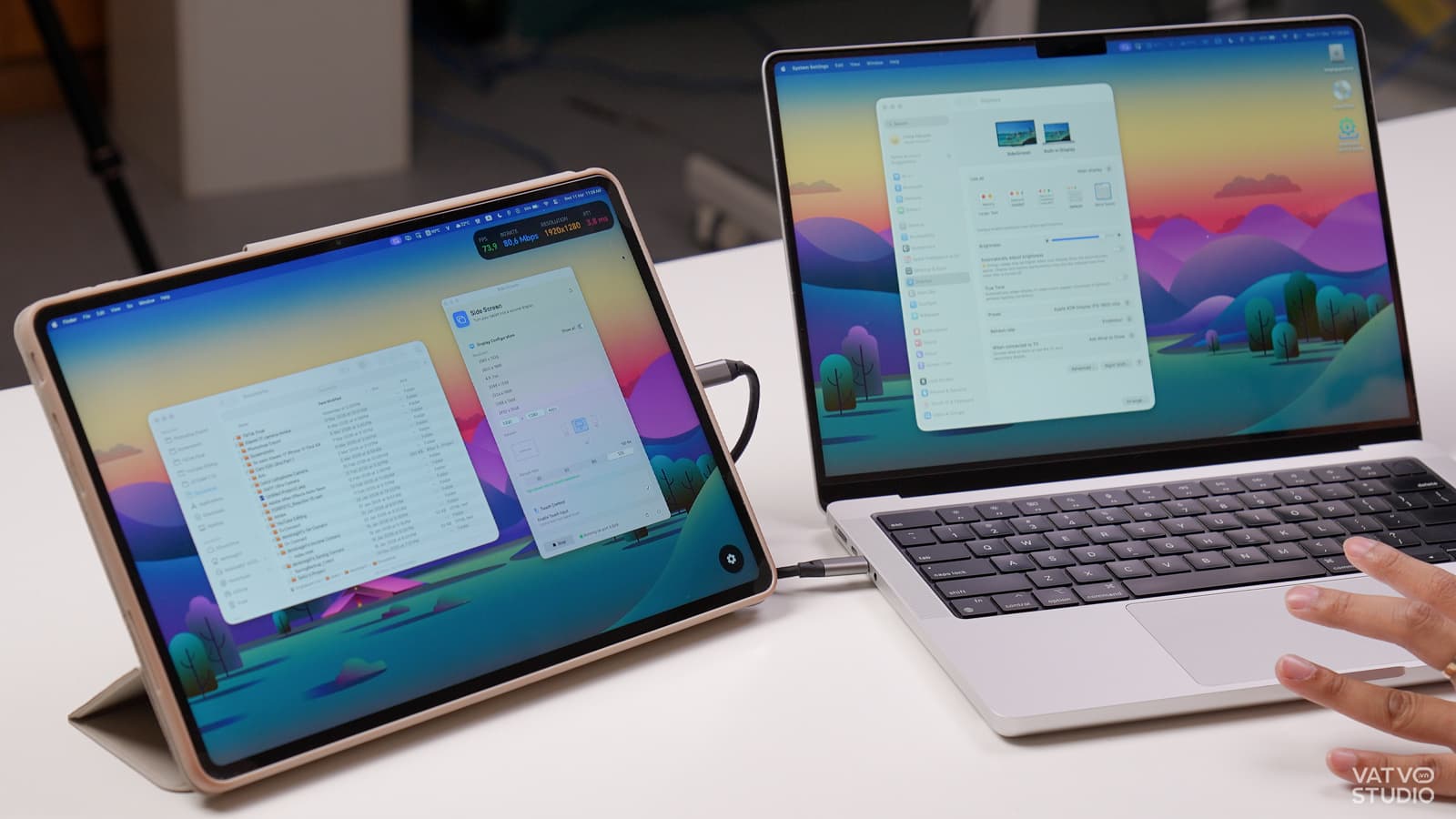 Trải nghiệm Side Screen: Biến tablet Android thành màn phụ MacBook miễn phí, nhiều ưu điểm vượt trội